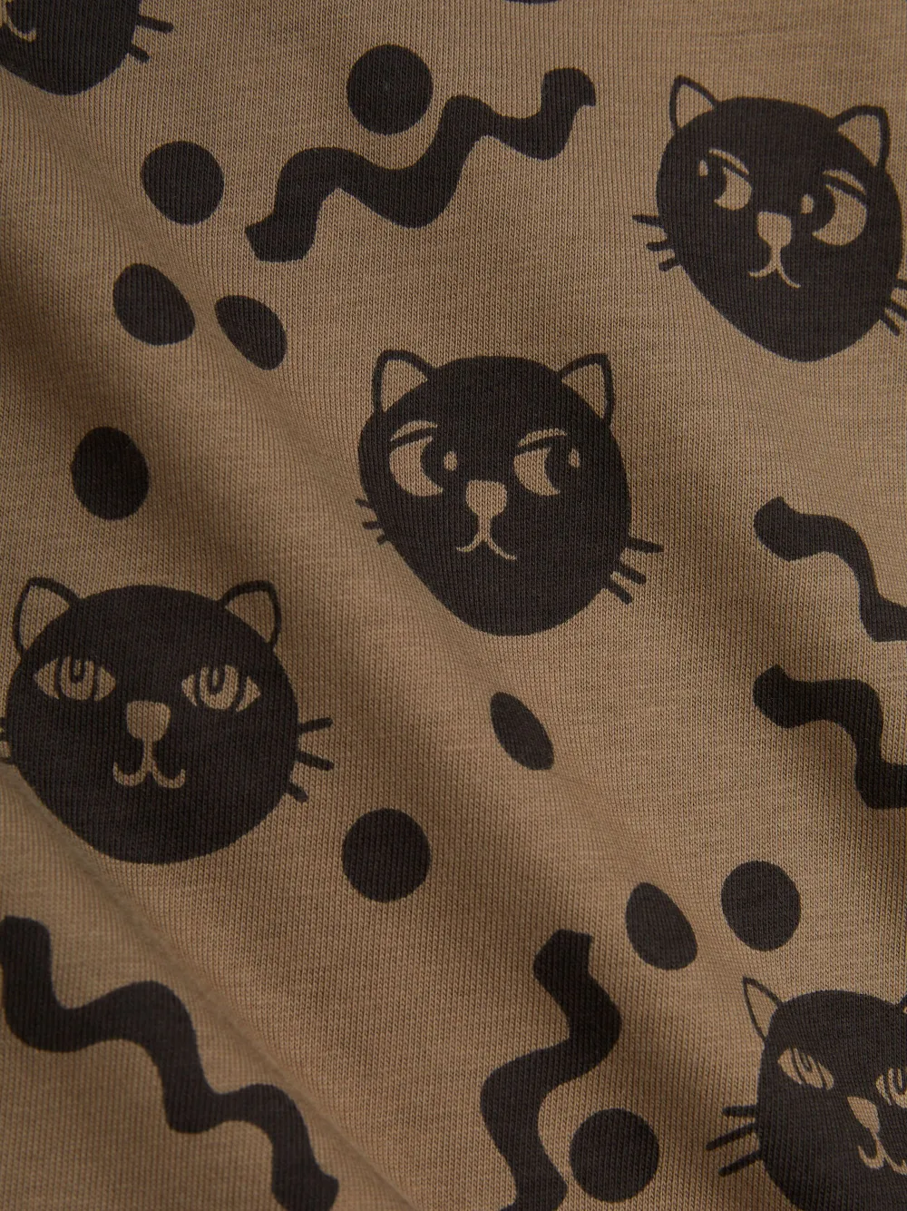 Mini Rodini Squiggly Cats trainingspak Bruin