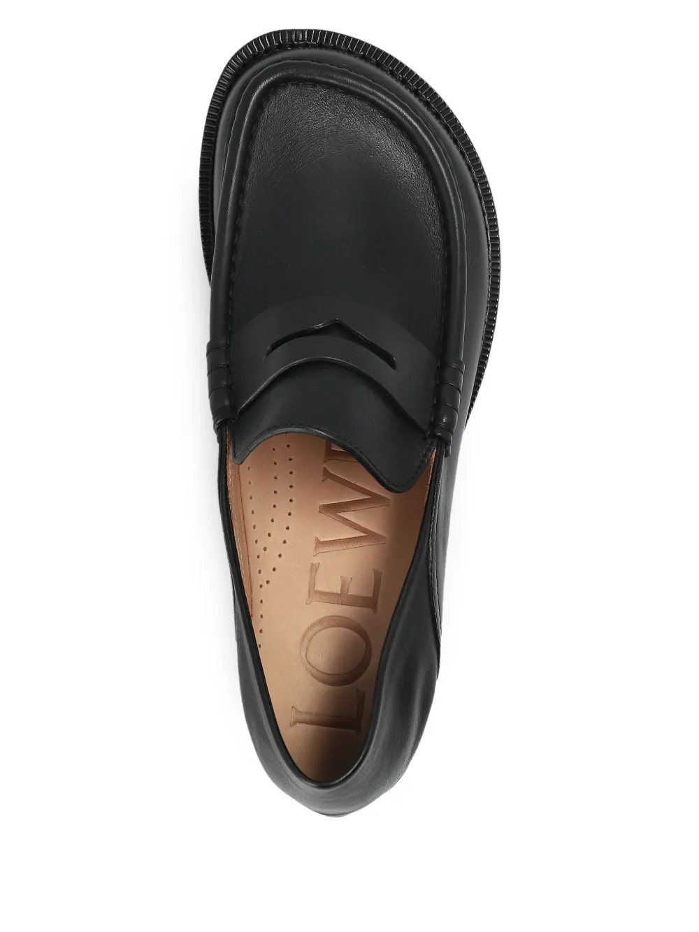 LOEWE leather pumps Black