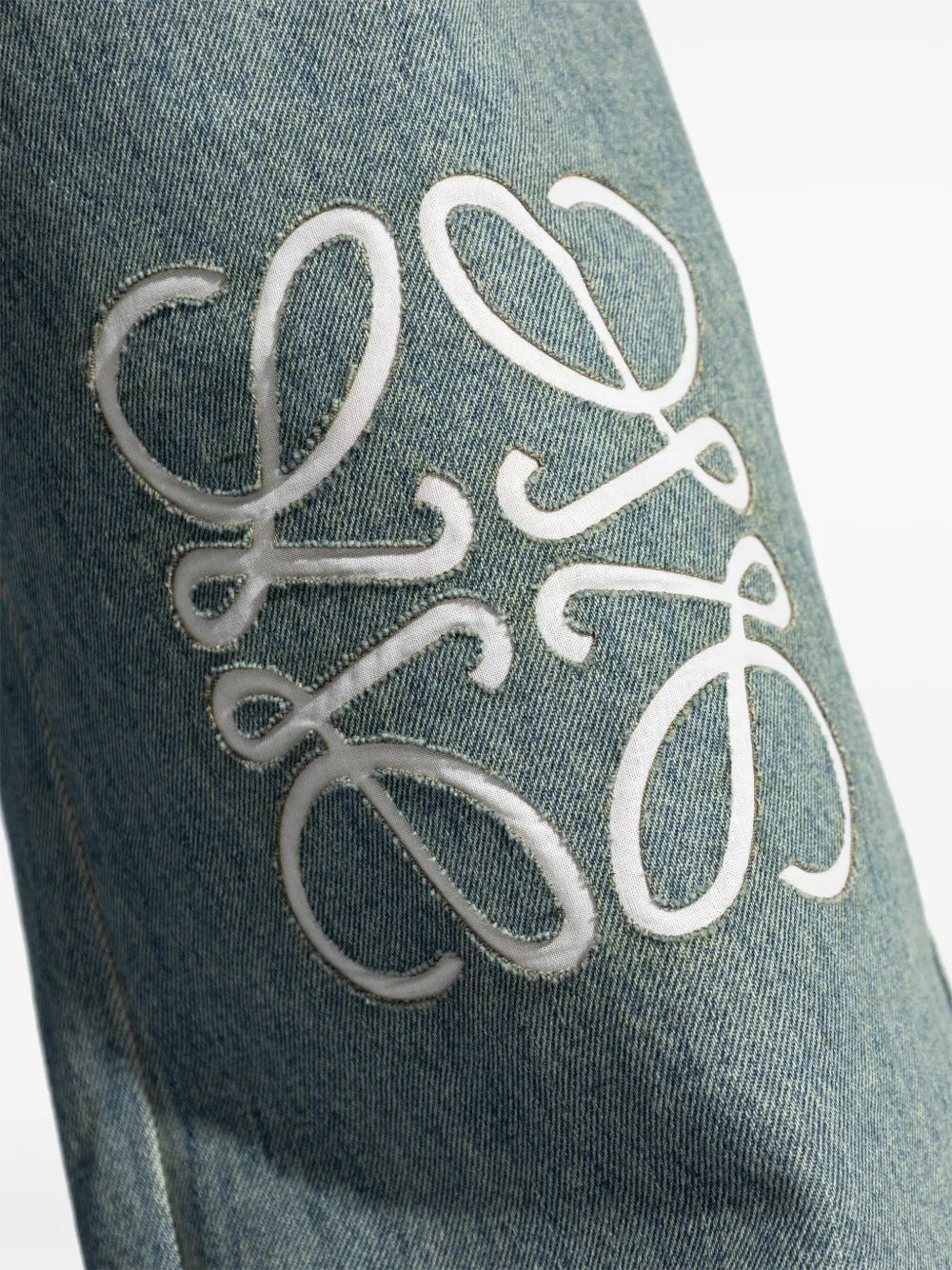 LOEWE Jeans met borduurwerk Blauw