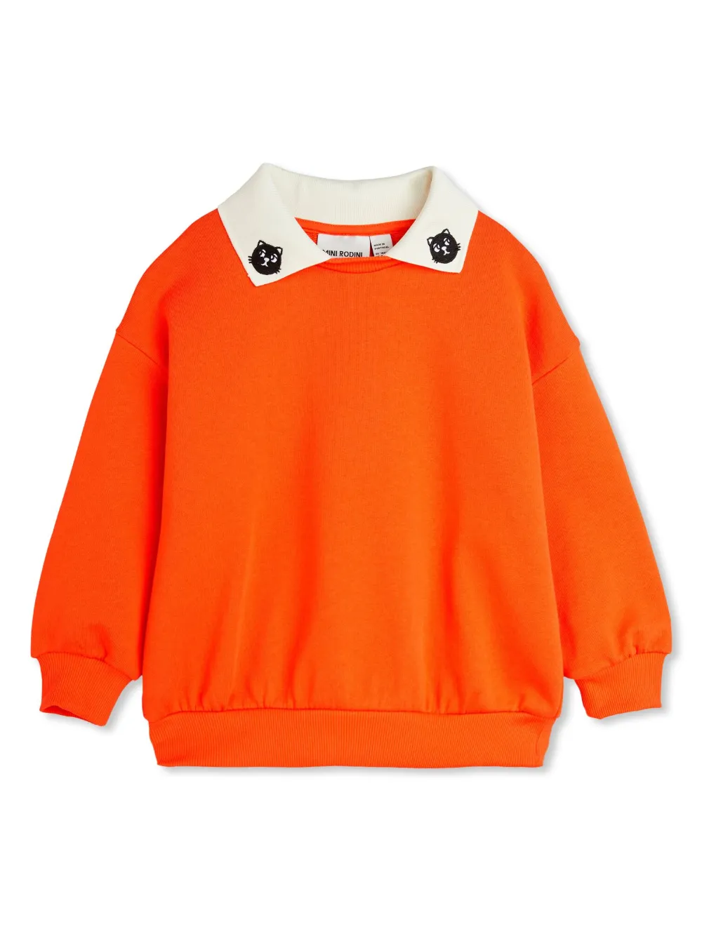 Mini Rodini Sweater van biologisch katoen Rood