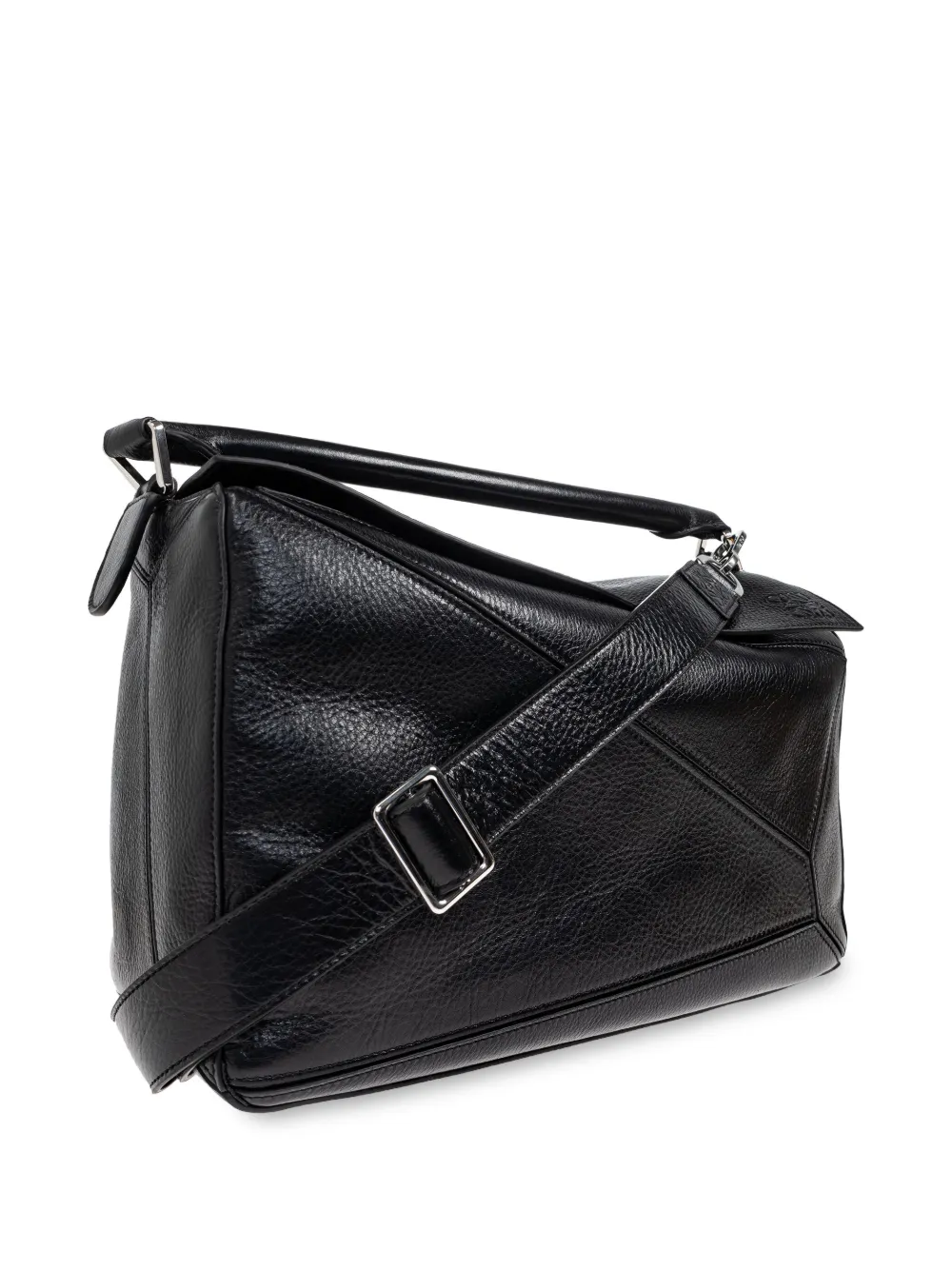 LOEWE Puzzle Edge grote shopper Zwart
