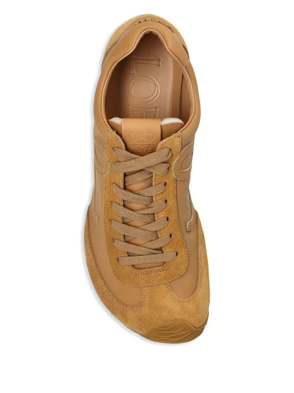 LOEWE logo-patch sneakers Brown