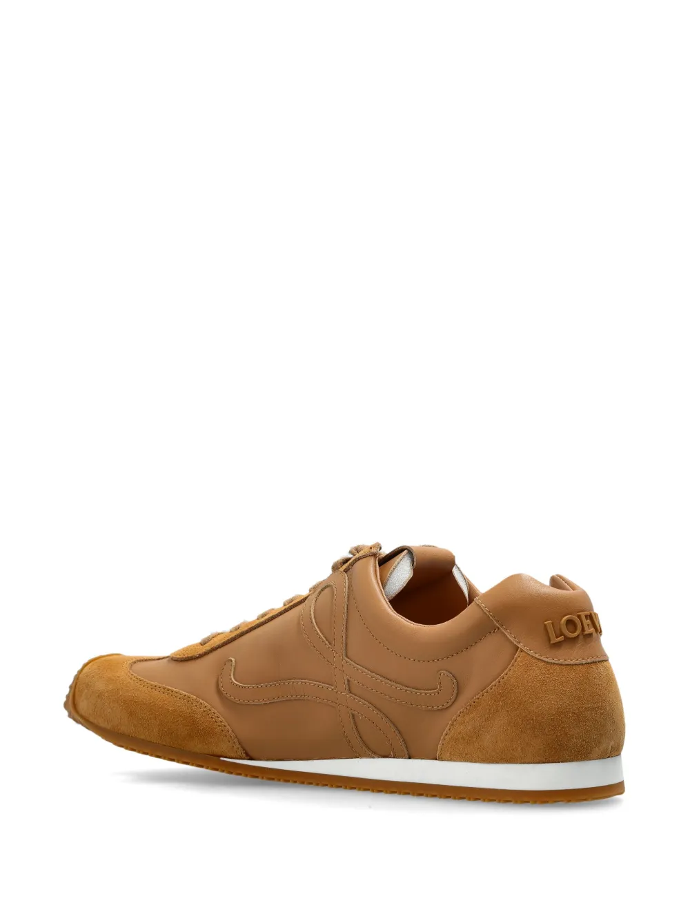 LOEWE logo-patch sneakers Brown