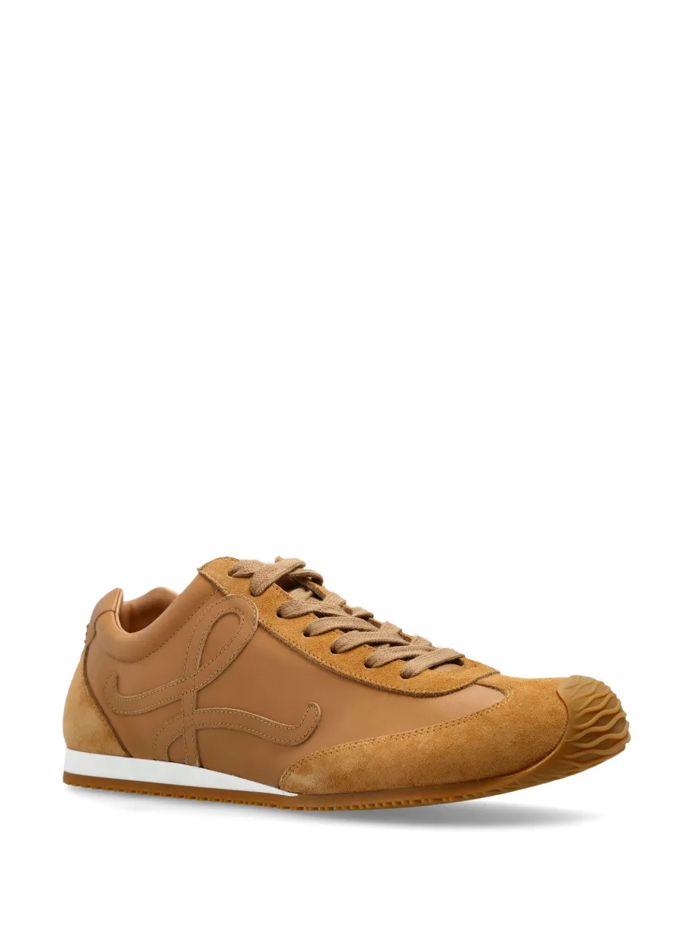 LOEWE logo-patch sneakers Brown