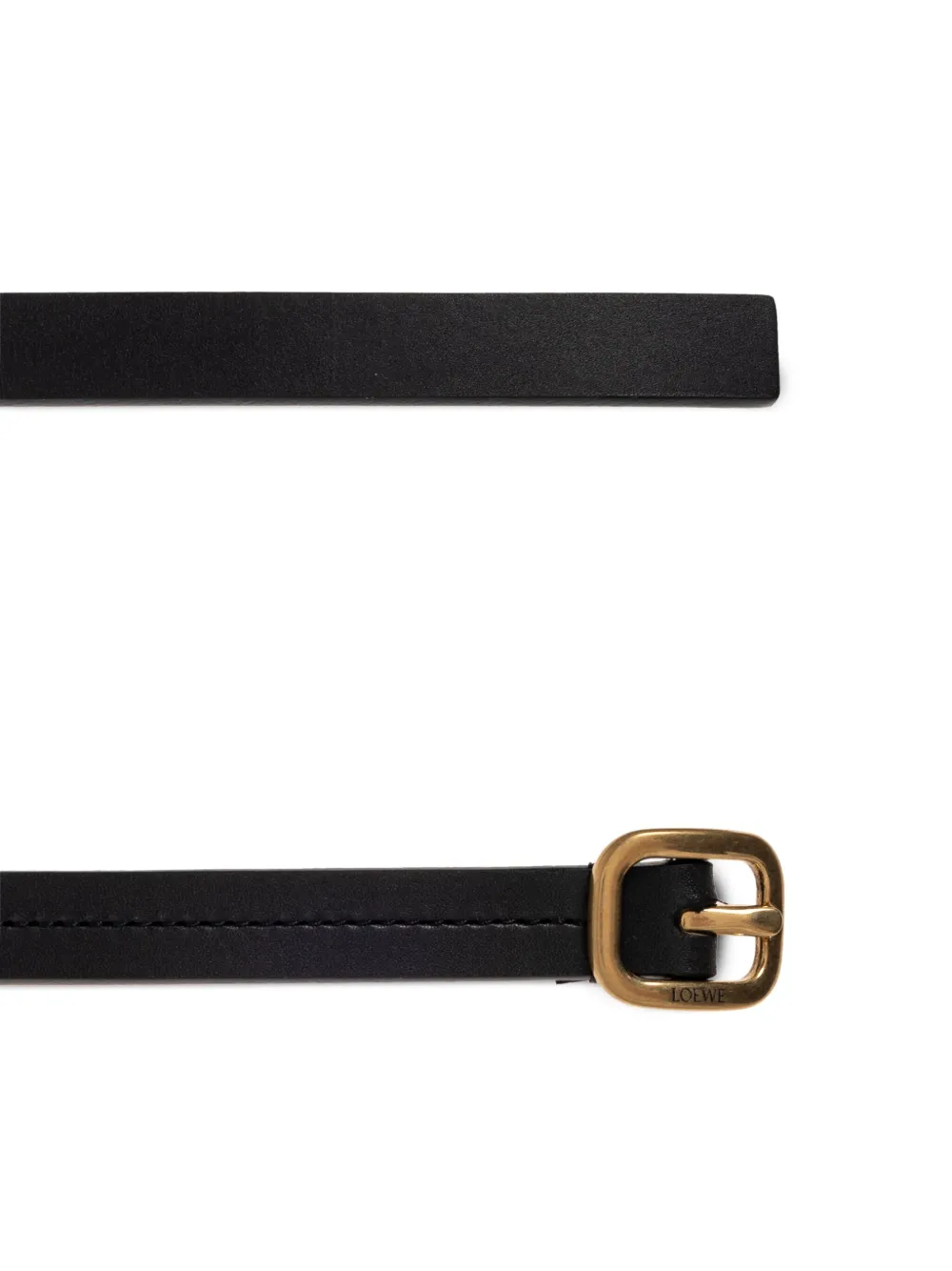 LOEWE leather belt - Zwart