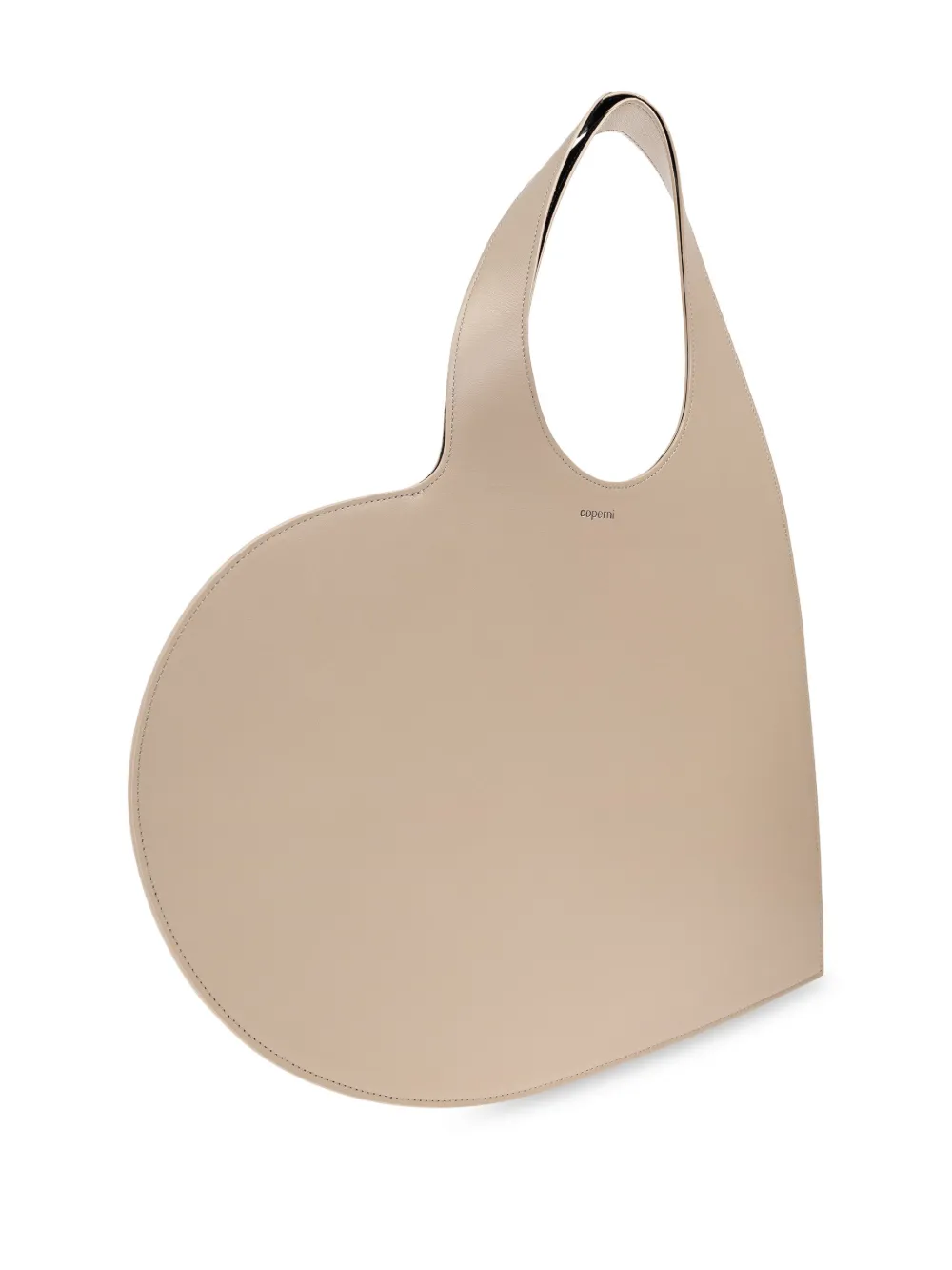 Coperni Leren shopper Beige