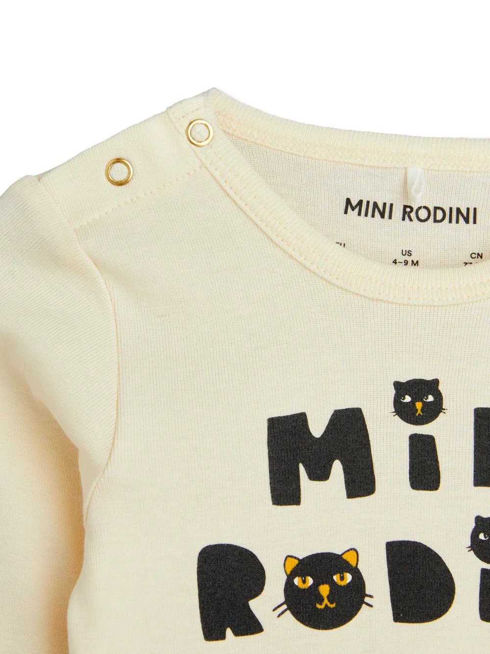 Mini Rodini Cats broek set Beige