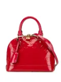 Louis Vuitton Pre-Owned 2012 Monogram Vernis Alma BB satchel - Red