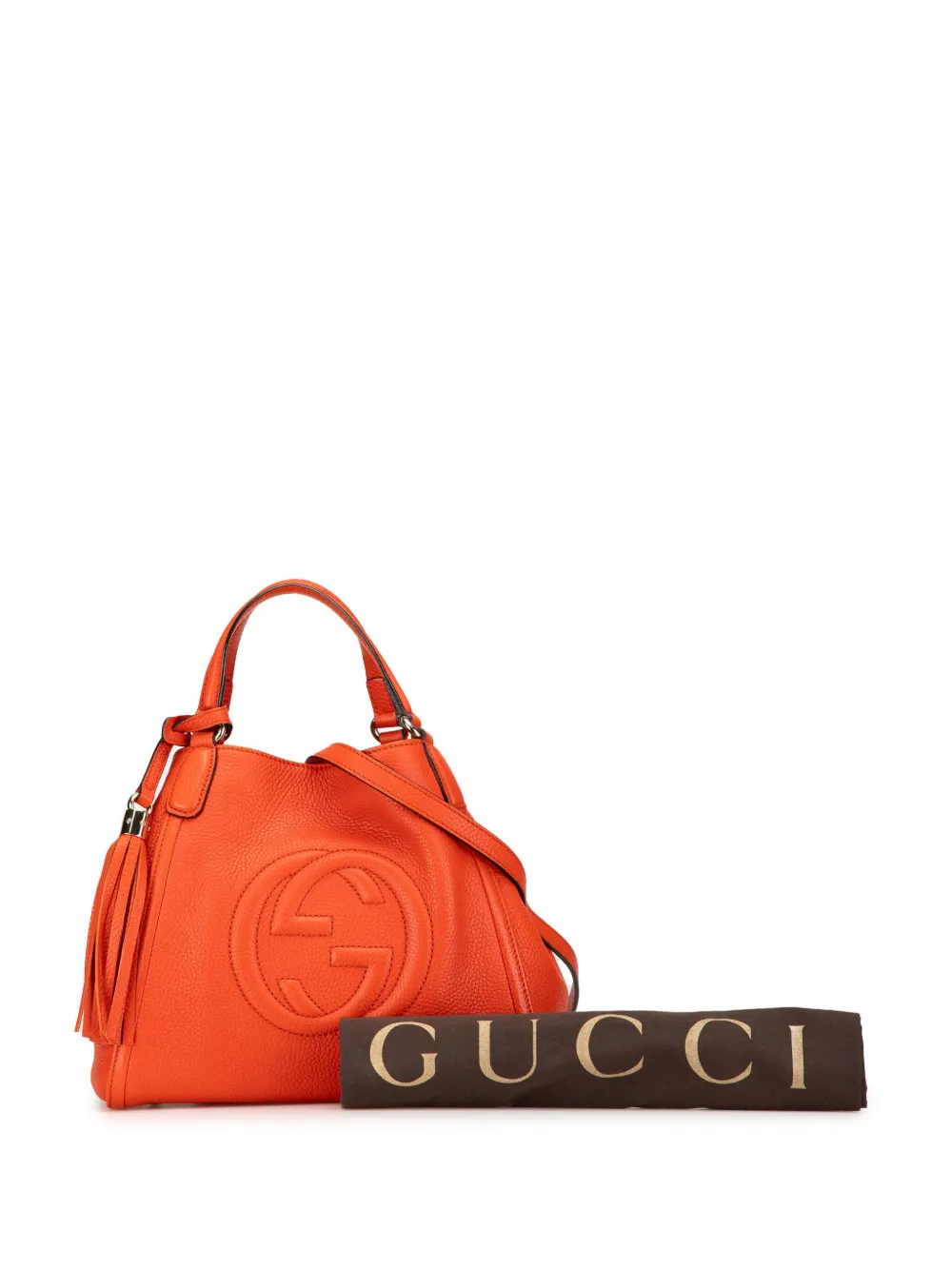 Gucci Pre-Owned 2000-2015 Small Leather Soho satchel - Oranje