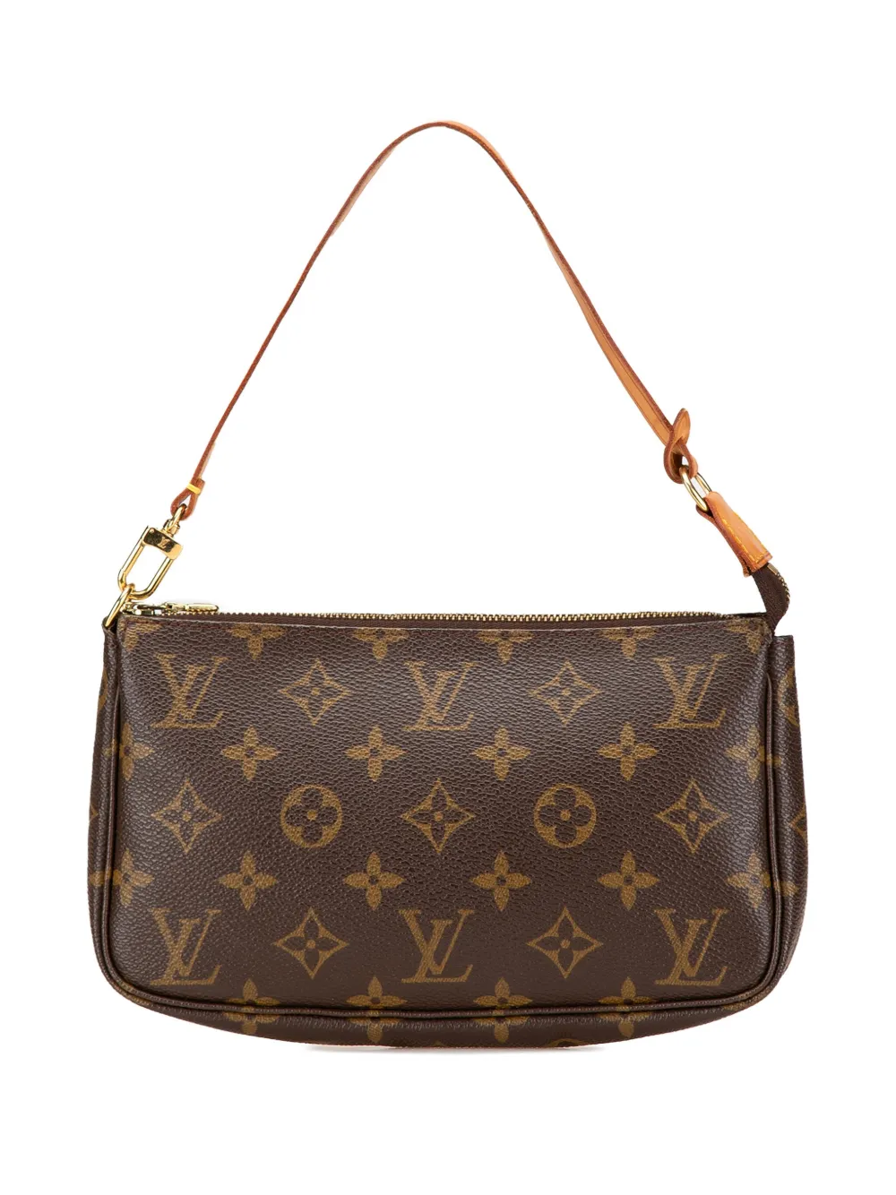 Louis Vuitton Pre-Owned 2001 モノグラム ポシェット アクセソワール ショルダーバッグ - ブラウン Louis Vuitton Pre-Owned 2001 モノグラム ポシェット アクセソワール ショルダーバッグ - ブラウン