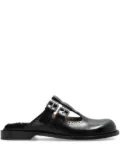 LOEWE leather mules - Black