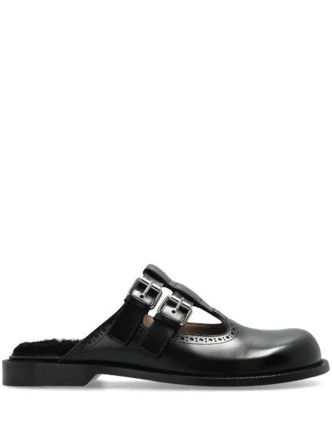 LOEWE leather mules 