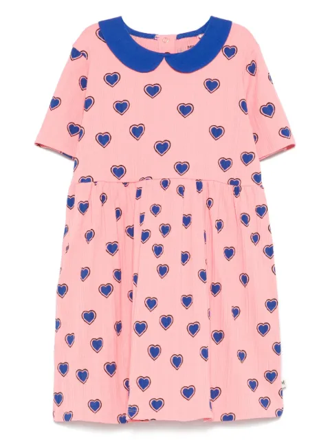 Mini Rodini Outlined Hearts dress 