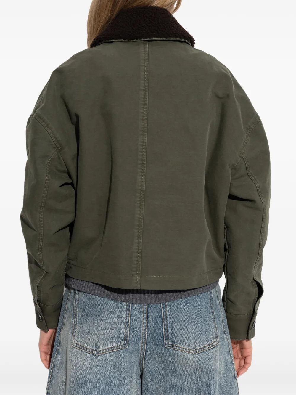 LOEWE Katoenen jack Groen