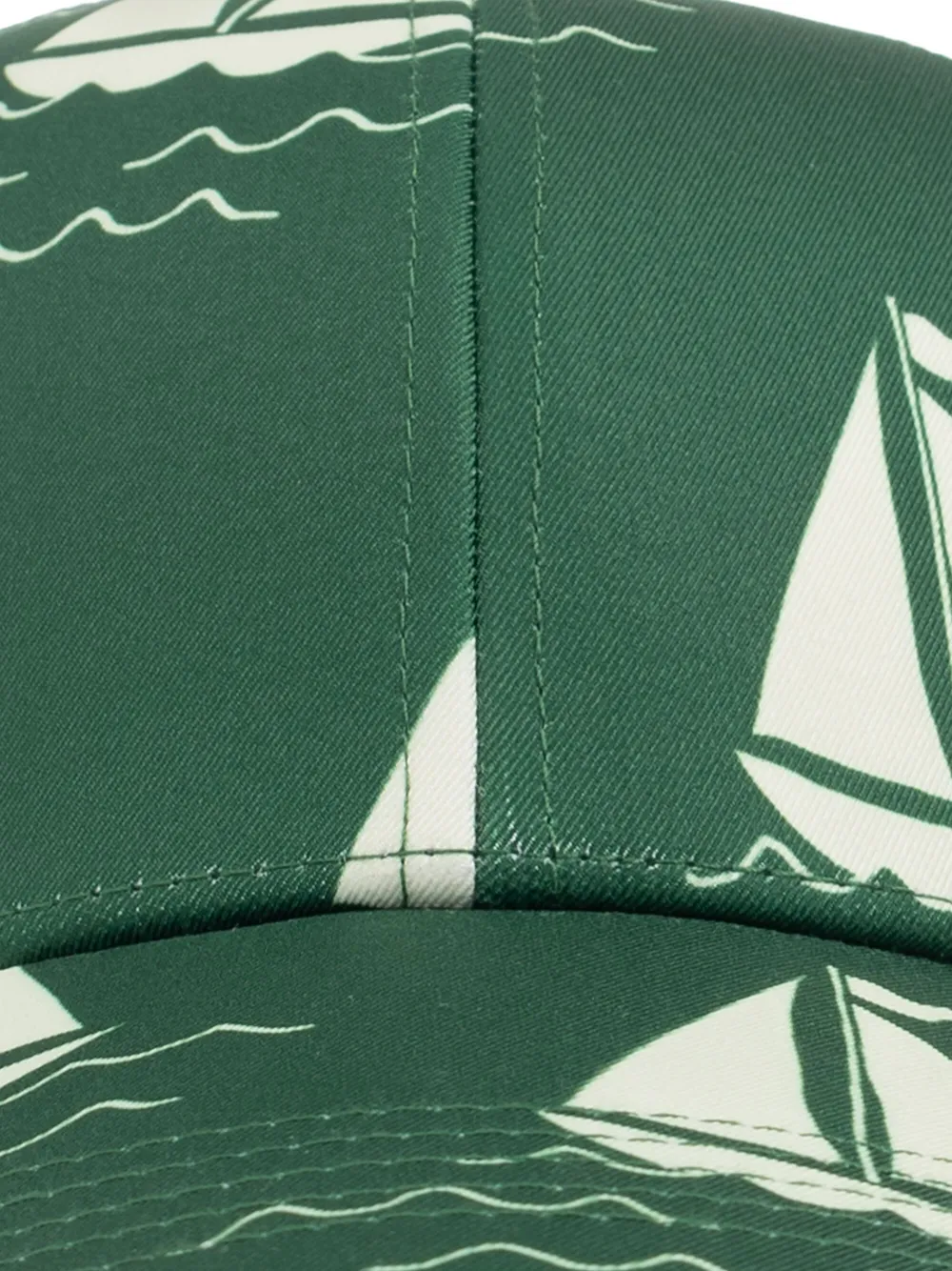 Shop Mini Rodini Sailing Boats Cap In Green