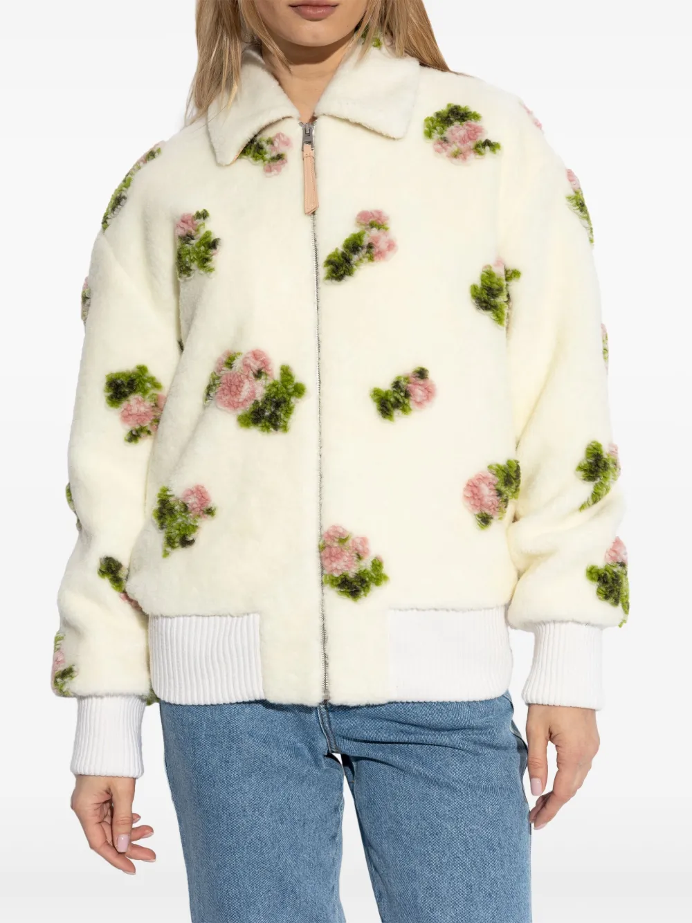 LOEWE Fleece jack Wit
