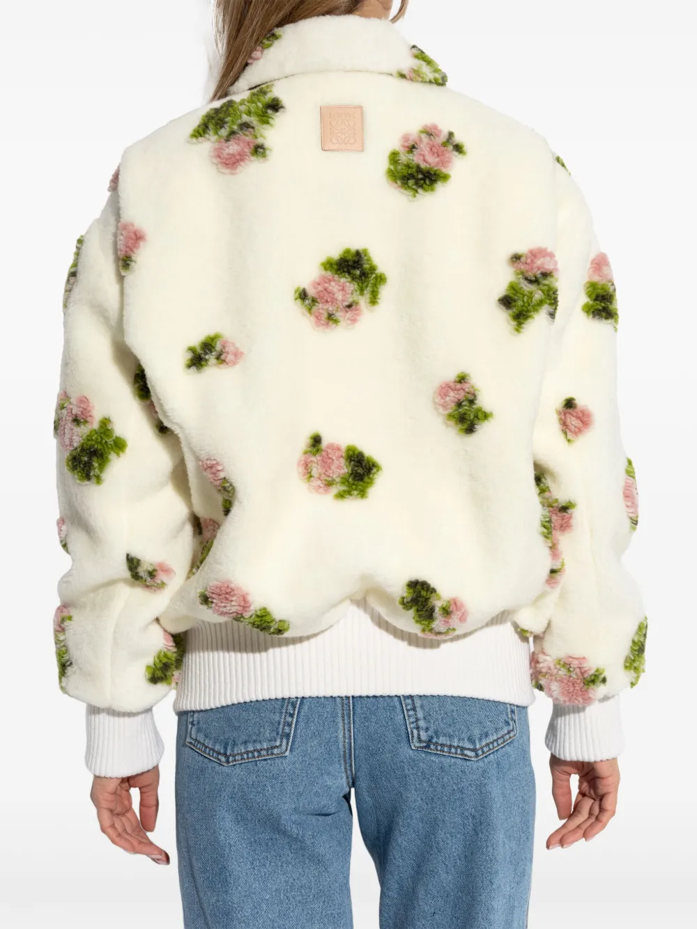 LOEWE Fleece jack Wit