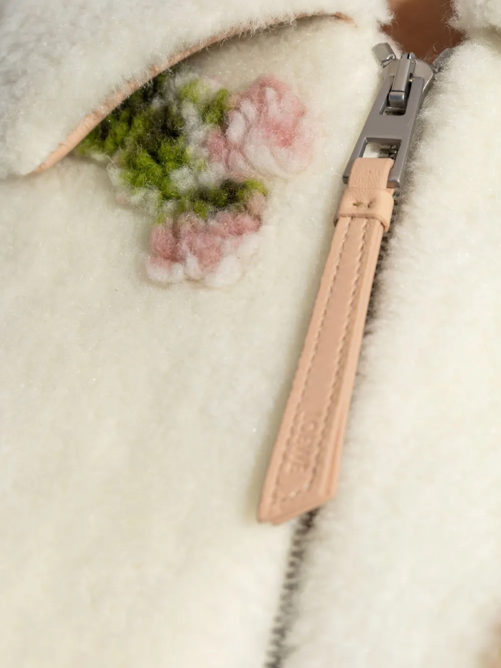 LOEWE Fleece jack Wit