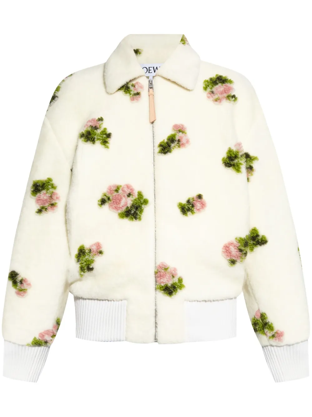 LOEWE chamarra con tejido polar | blanco | Image 1