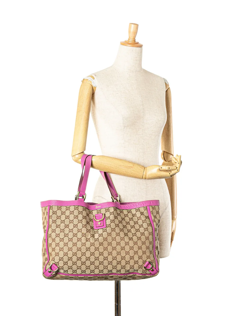 Gucci Pre-Owned 2000-2015 GG Canvas Abbey D Ring tote bag - Bruin
