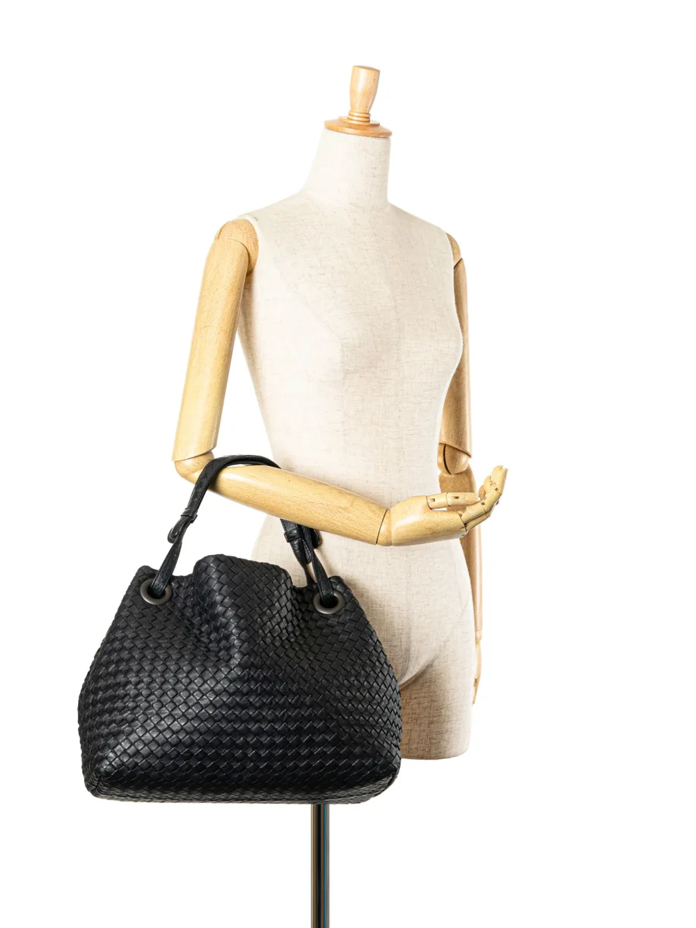 Bottega Veneta Pre-Owned 2012-2024 Medium Nappa Intrecciato Garda tote bag - Zwart