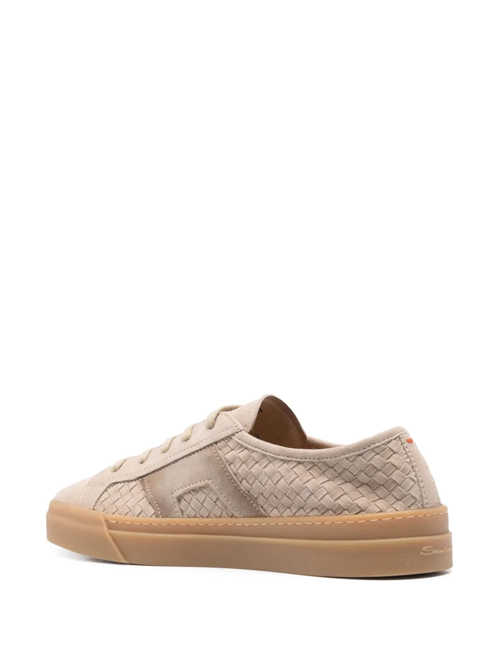 Santoni Suède sneakers Beige