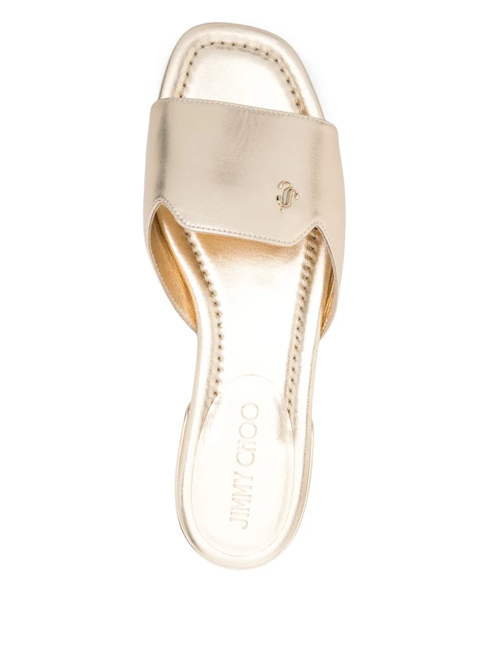 Jimmy Choo Dina slippers Goud