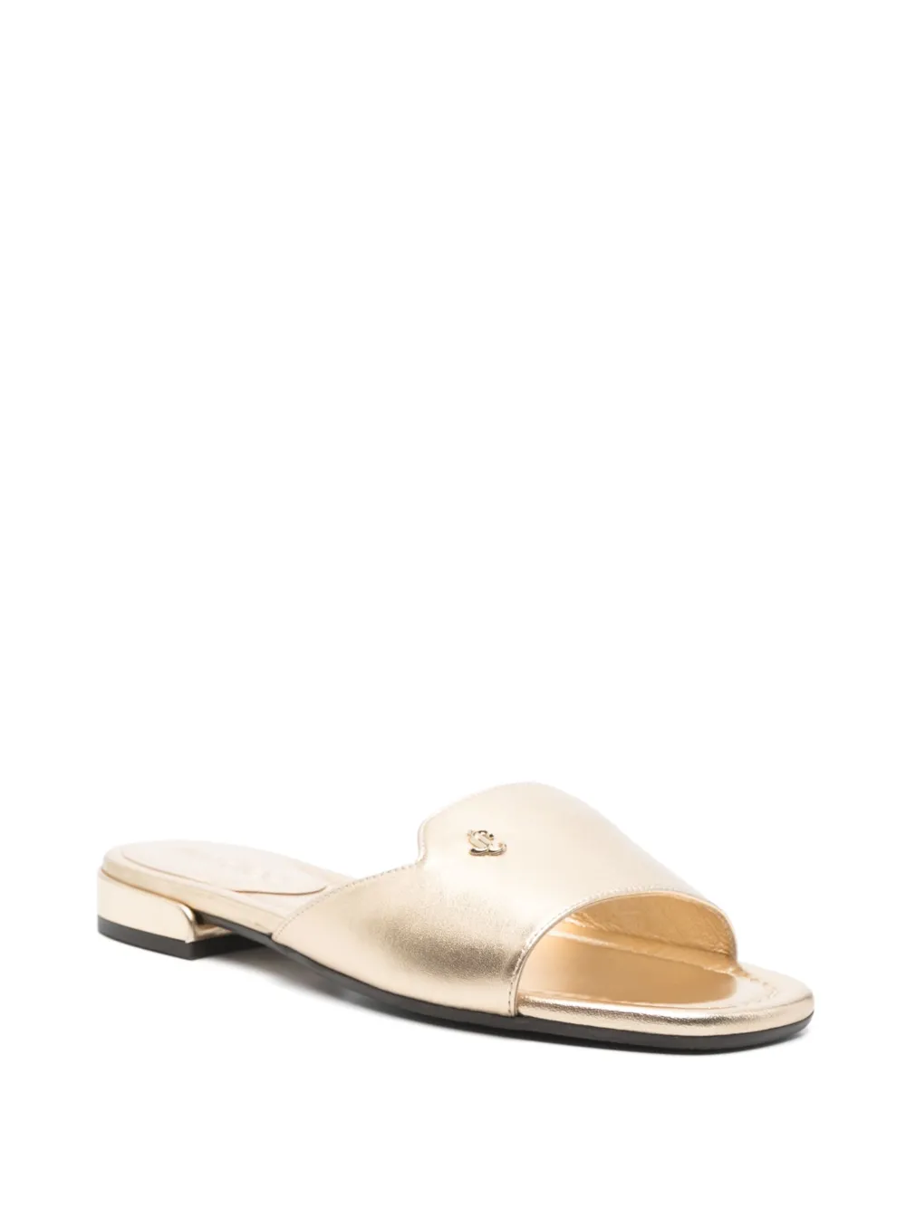 Jimmy Choo Dina slippers Goud