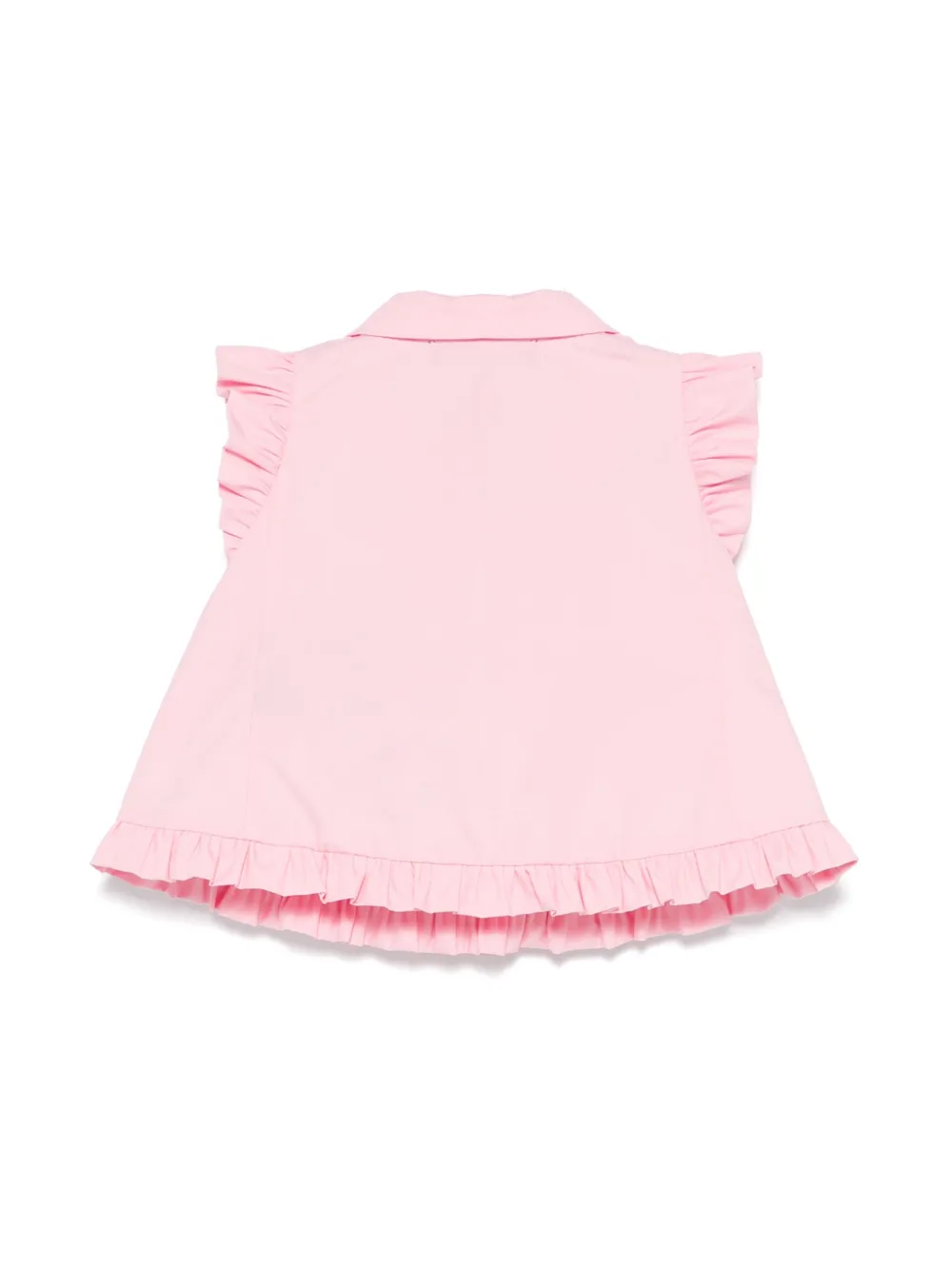 Balmain Kids Top met geborduurd logo - Roze