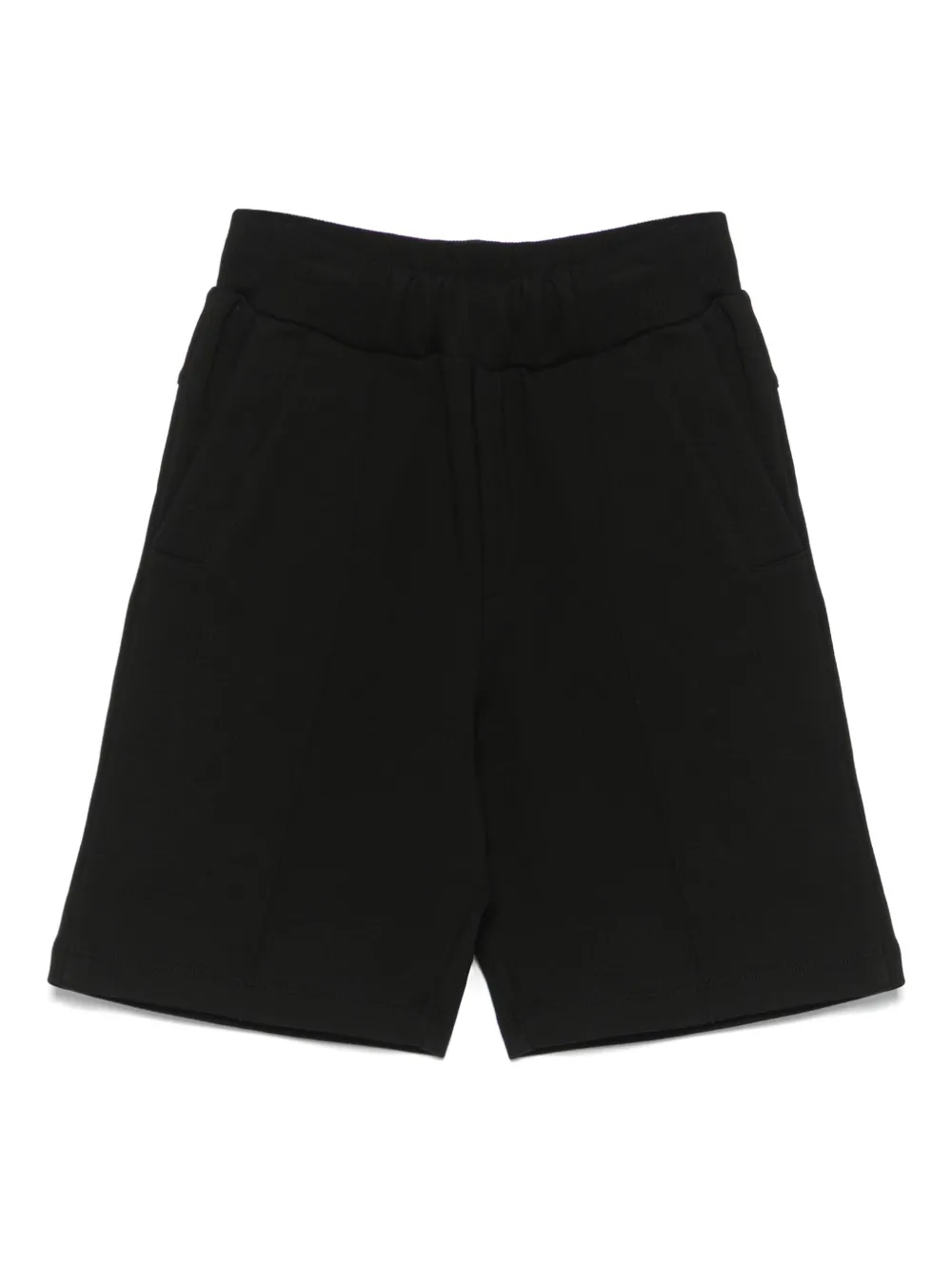Balmain Kids Katoenen trainingsshorts Zwart