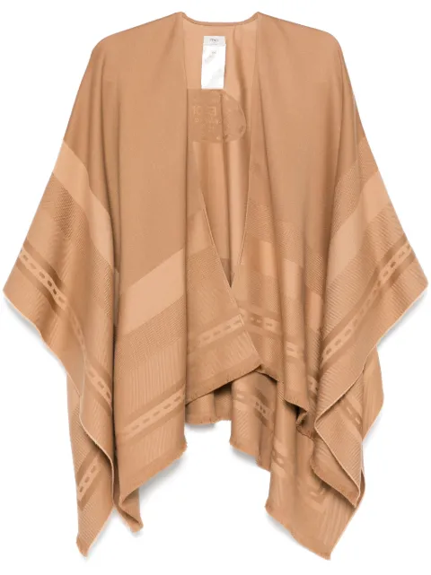 FENDI jacquard poncho 