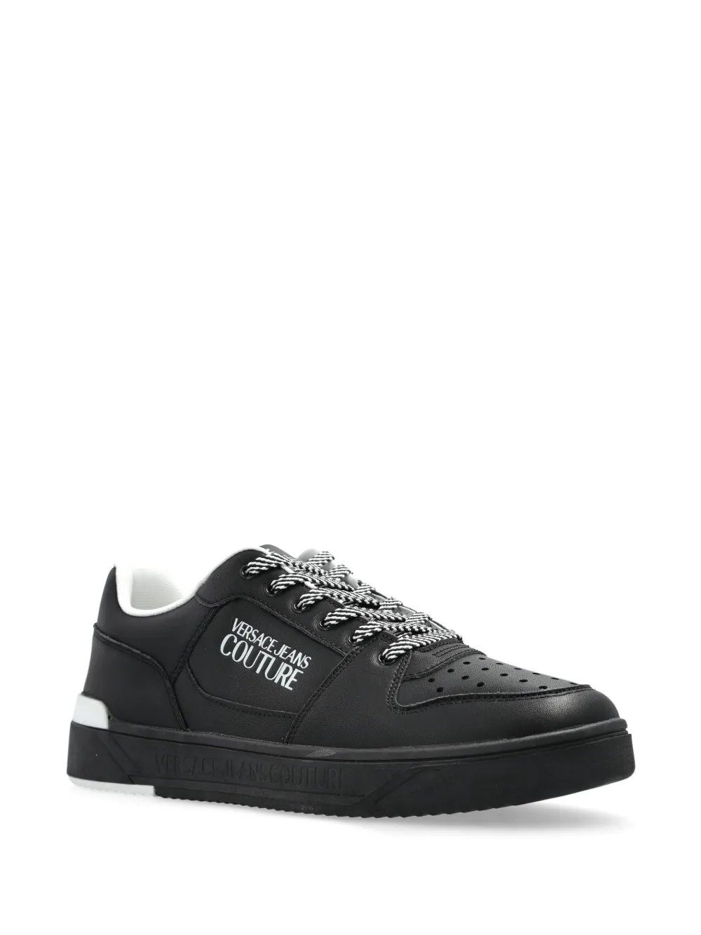 Versace Jeans Couture logo-print trainers Black