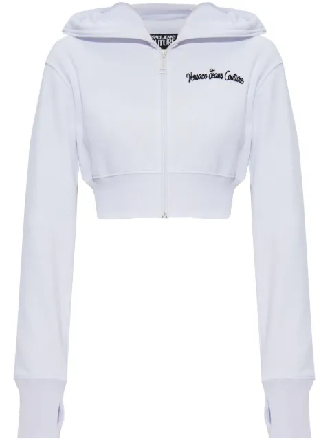 Versace Jeans Couture sudadera corta con capucha