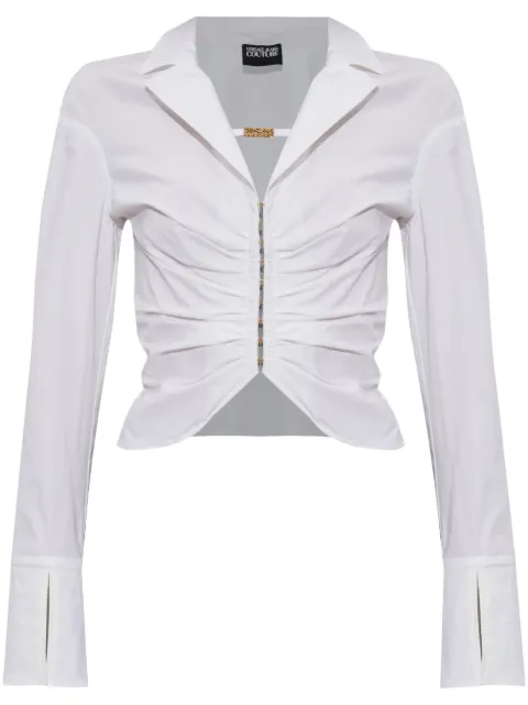 Versace Jeans Couture ruched shirt