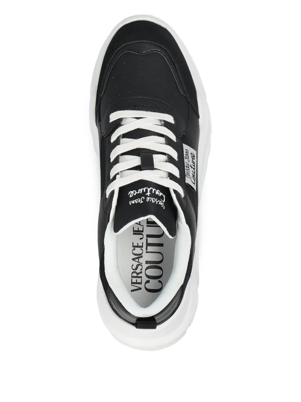 Versace Jeans Couture logo-patch sneakers Black