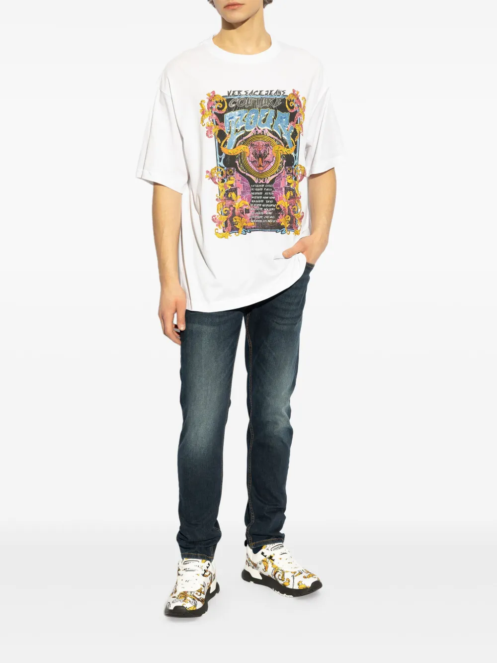 Versace Jeans Couture printed t-shirt - Wit