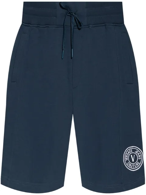 Versace Jeans Couture logo-embroidered track shorts