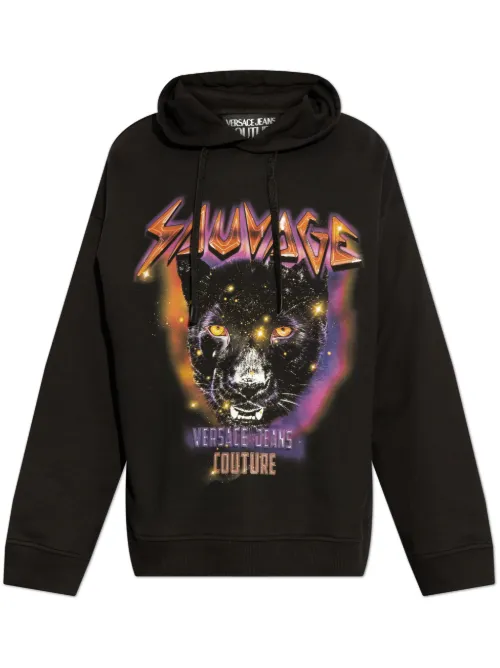 Hoodie imprimé - Versace Jeans Couture - Modalova
