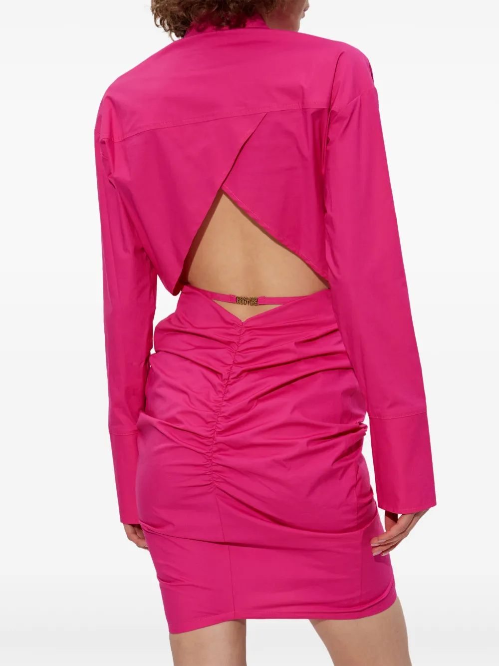 Versace Jeans Couture Blousejurk met ruches Roze