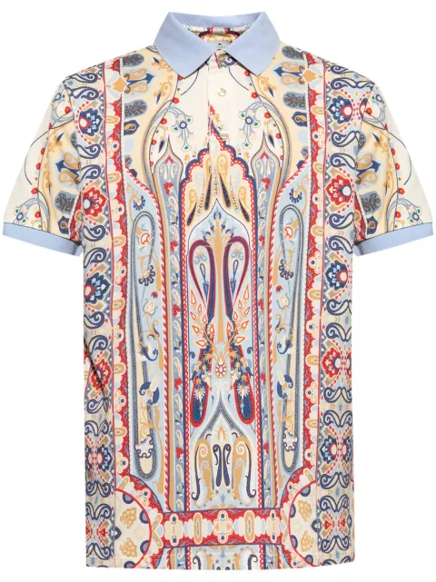 ETRO قميص بولو بيزلي
