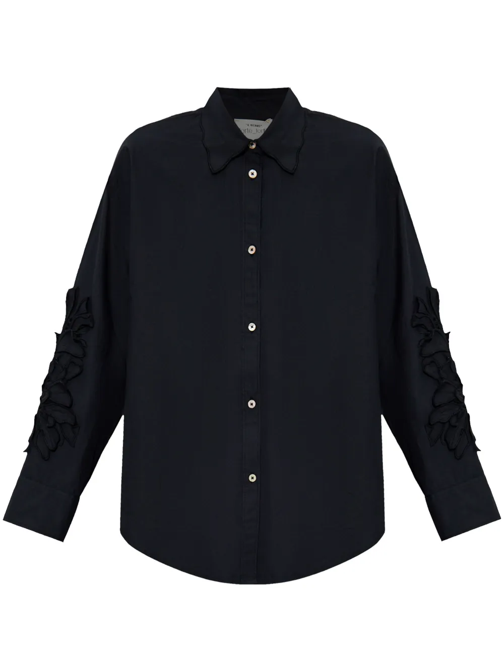 Forte Forte camisa de algodón | negro | Image 1