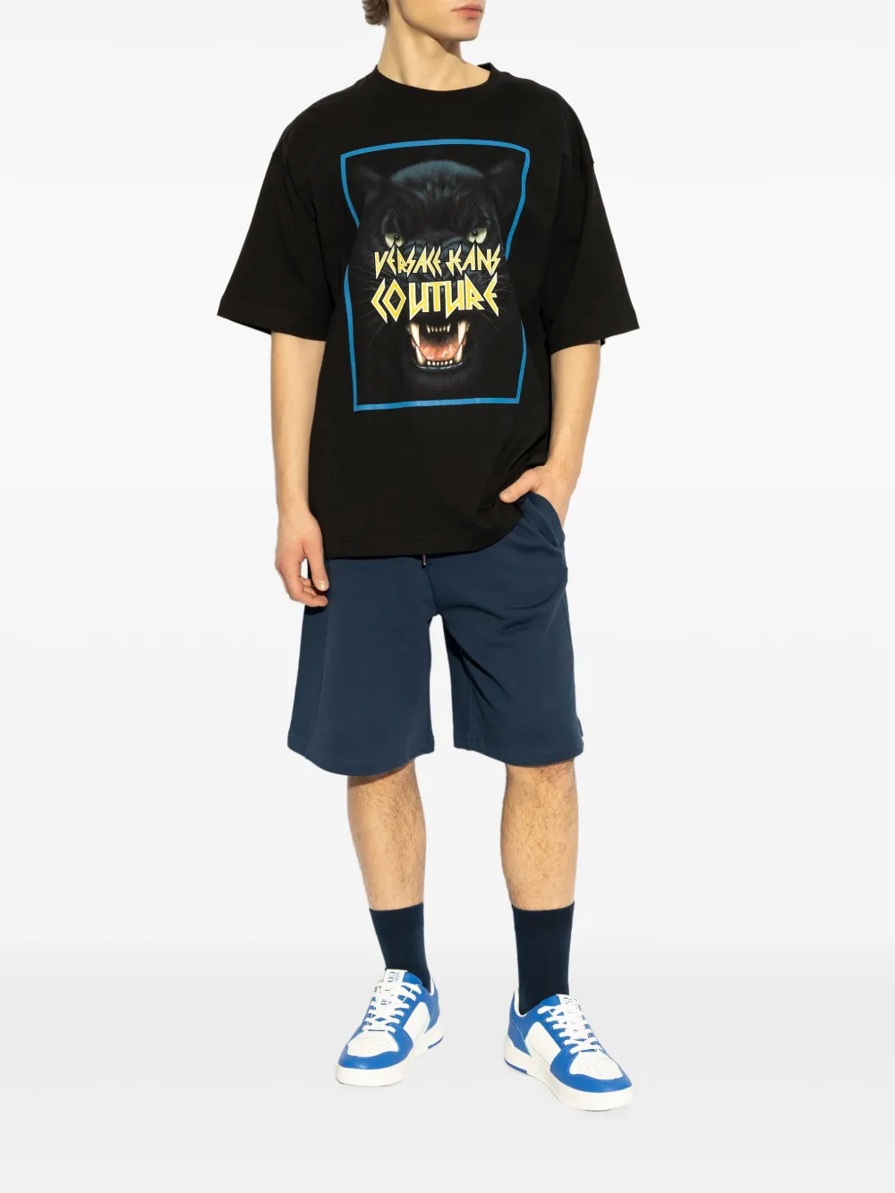 Versace Jeans Couture printed t-shirt - Zwart