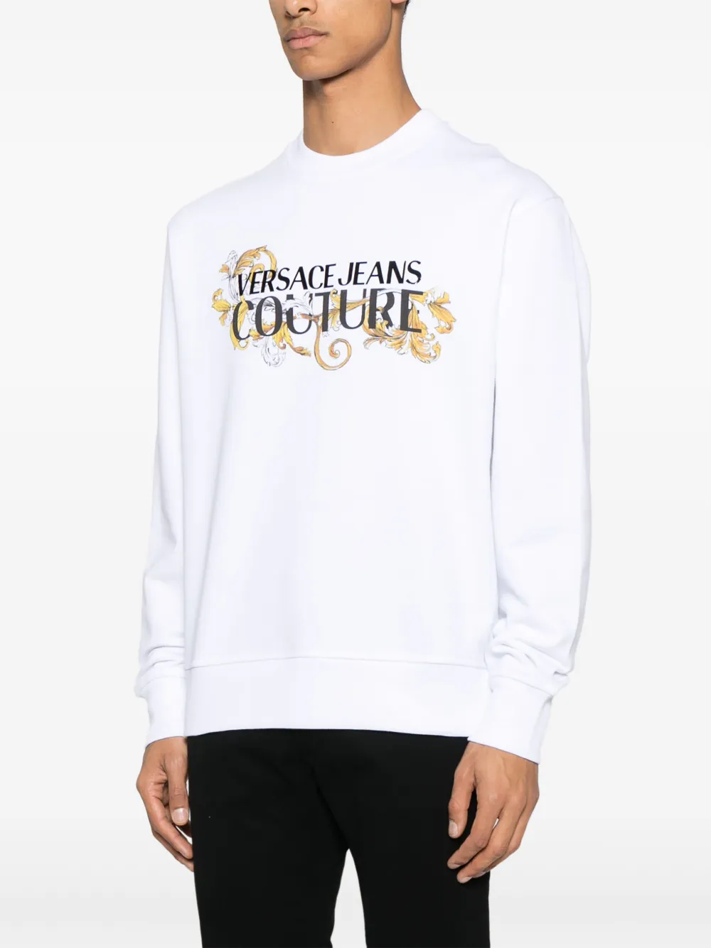 VERSACE JEANS COUTURE BAROCCO-PRINT SWEATSHIRT