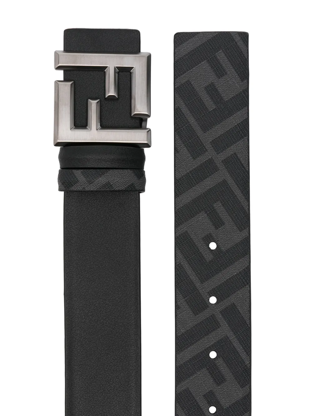 FENDI FF Squared Reversible riem - Zwart