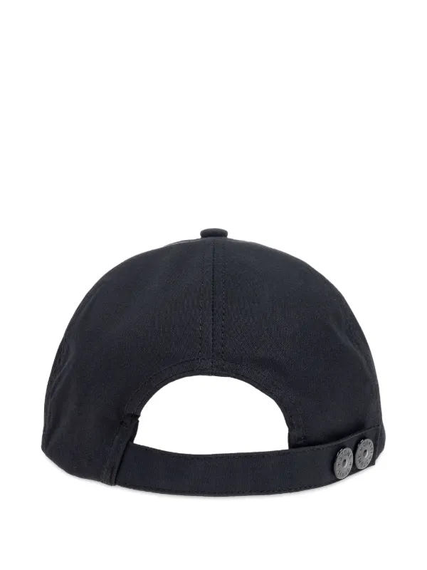 Stone Island Compass-patch Cap Black FARFETCH IN