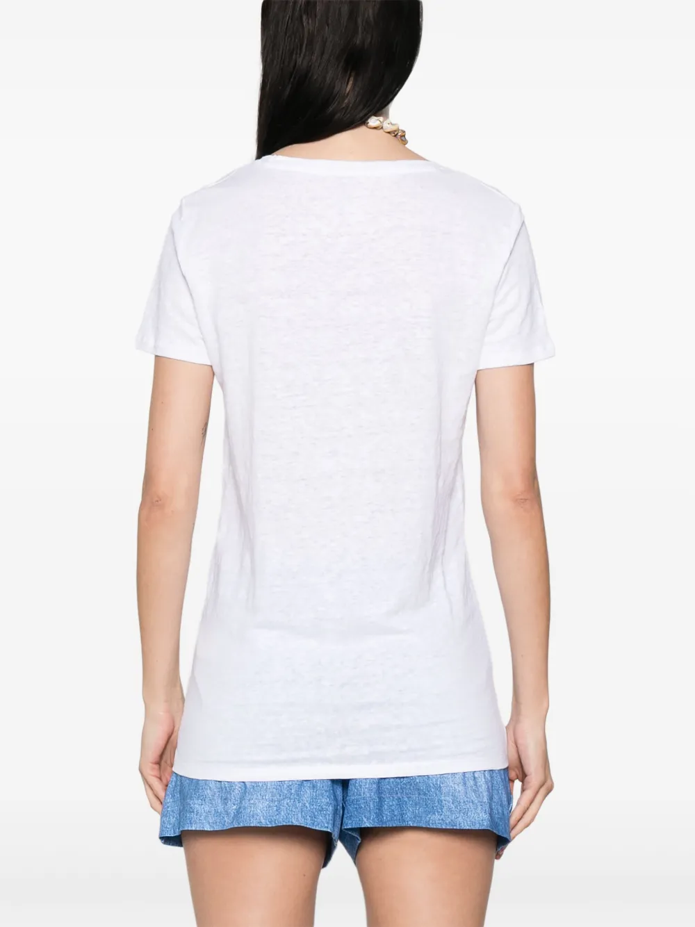 Majestic Filatures Slub T-shirt Wit