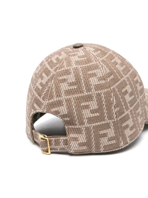 ★Fendi★FFジャカードキャップ FENDI FFジャカード キャップ | ブルー | FARFETCH JP