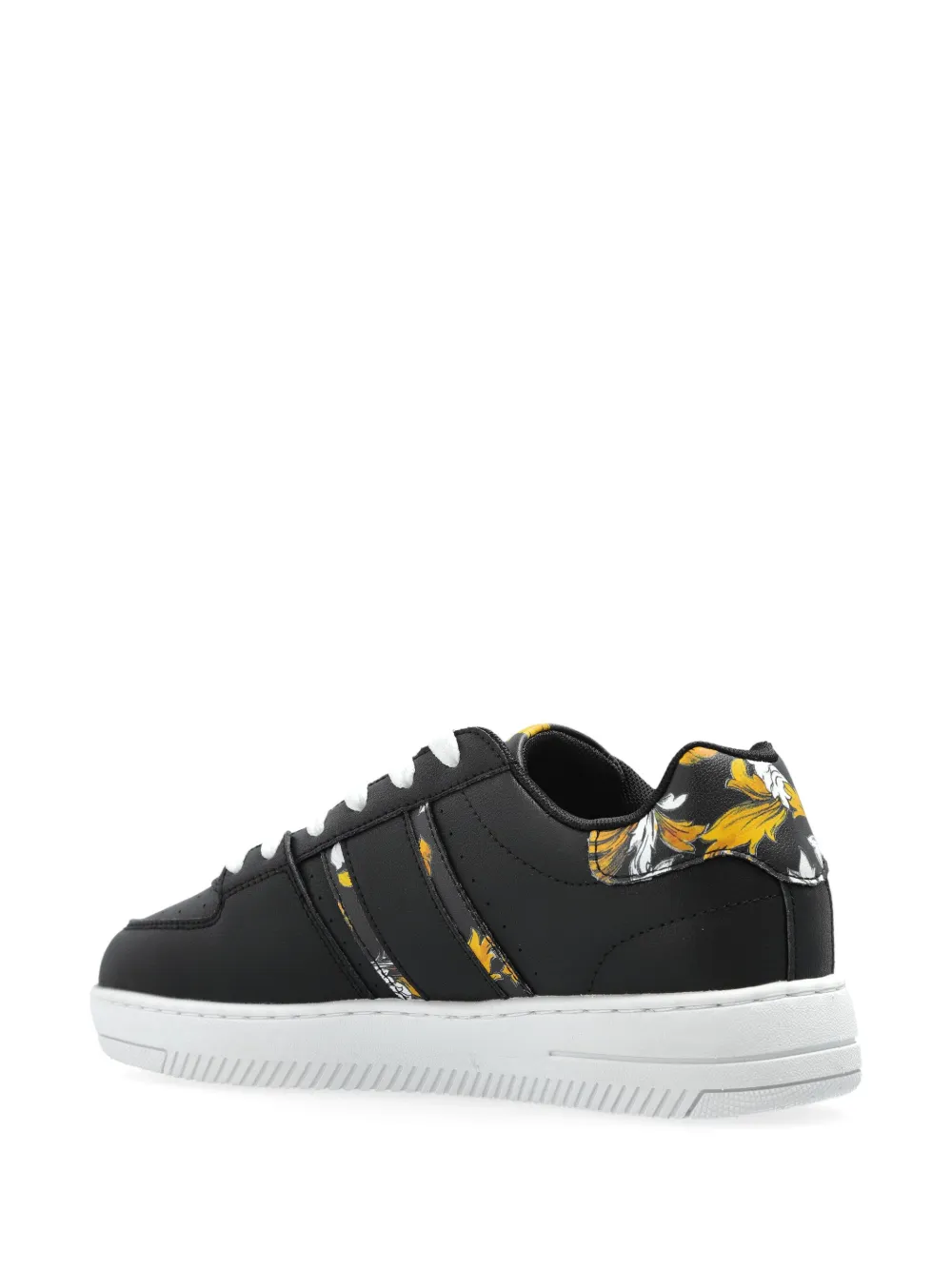 Versace Jeans Couture Sneakers met barokprint Zwart