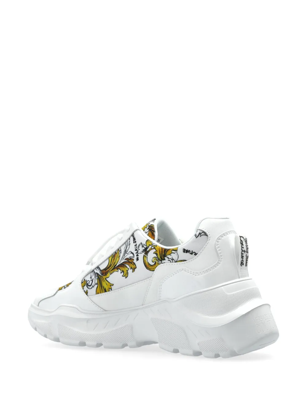 Versace Jeans Couture Barocco panelled sneakers White