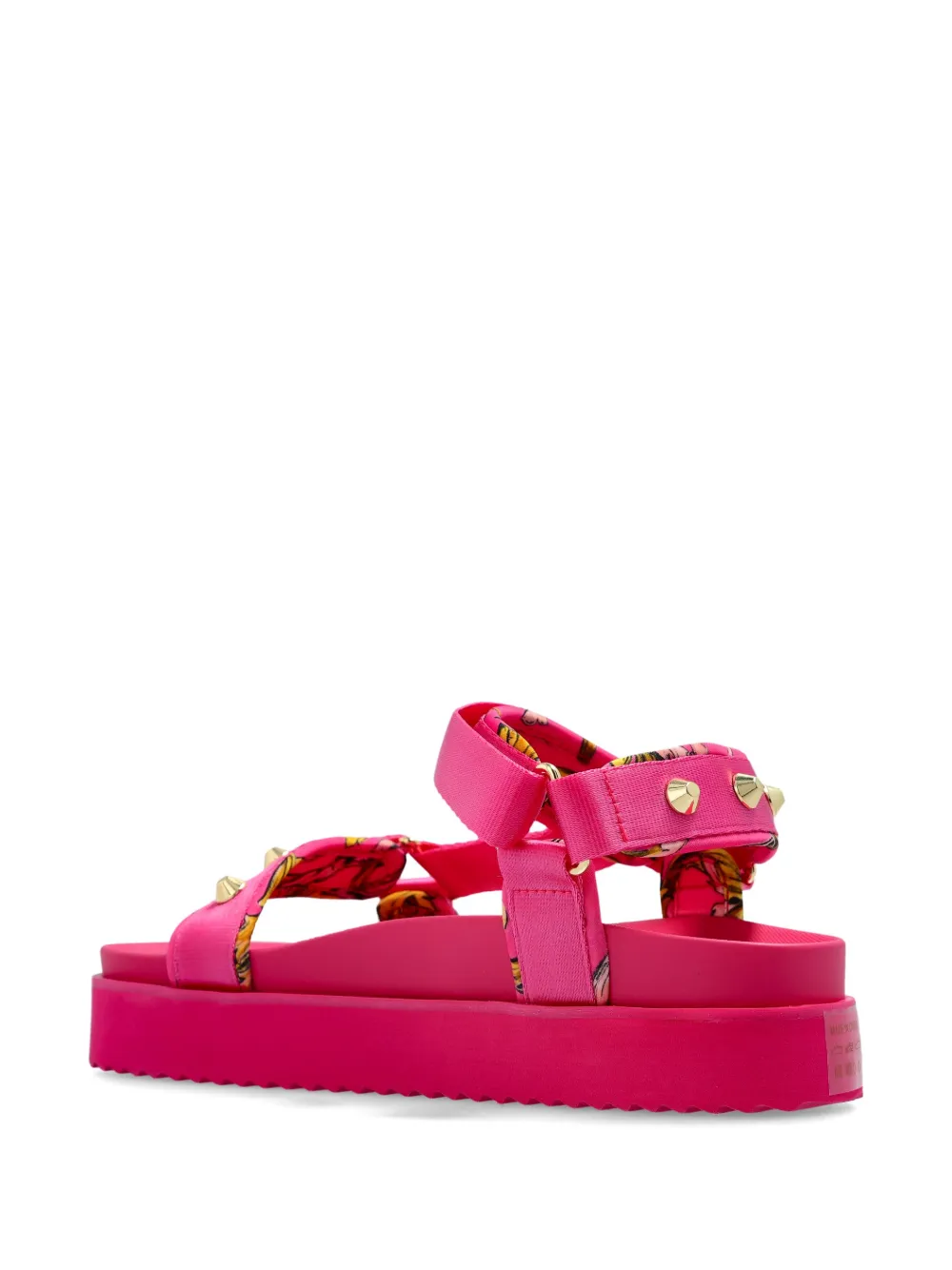 Versace Jeans Couture spike-studded sandals Pink